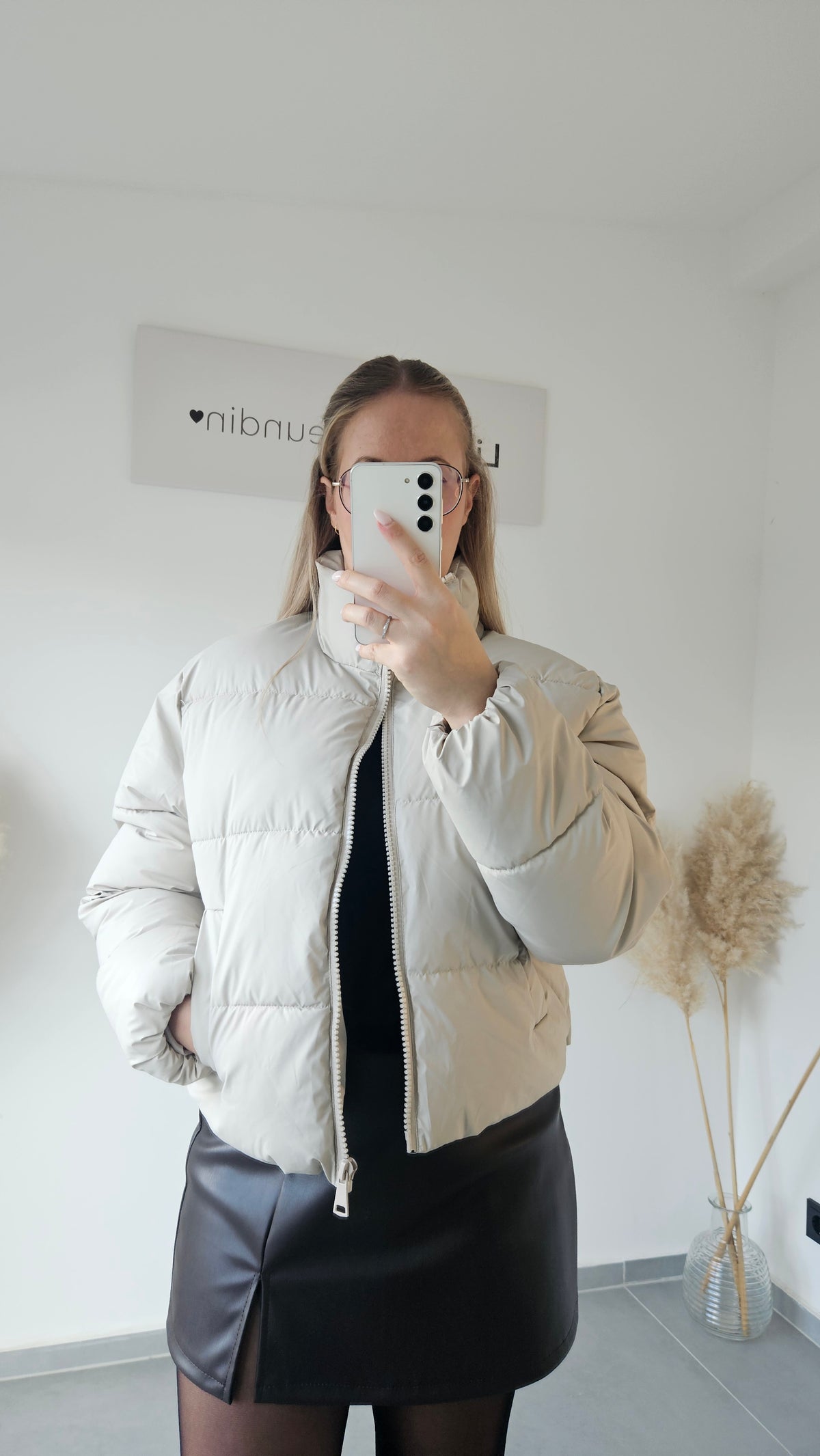 Steppjacke Tessa beige