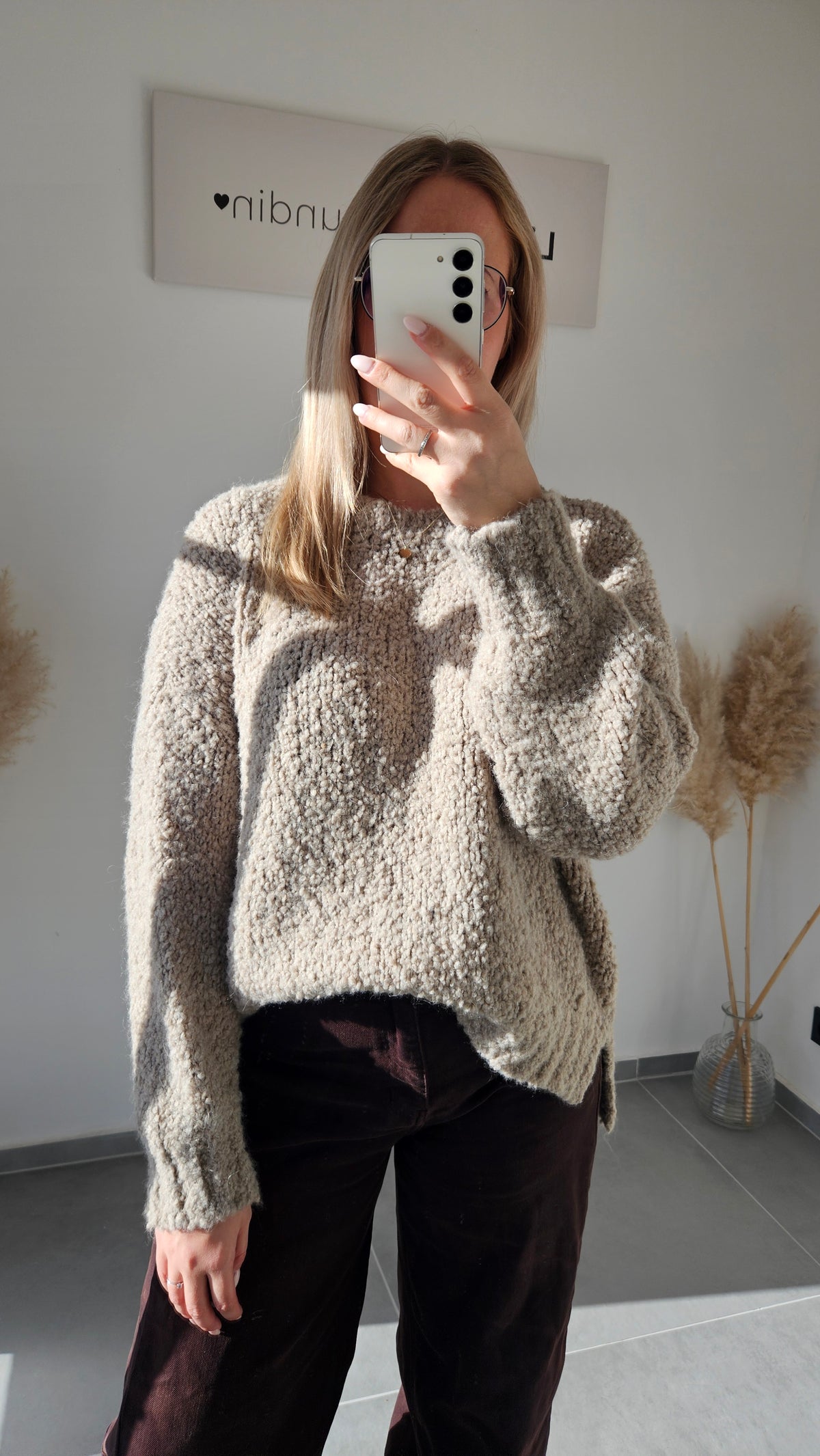 Kuschelpullover Gianna beige