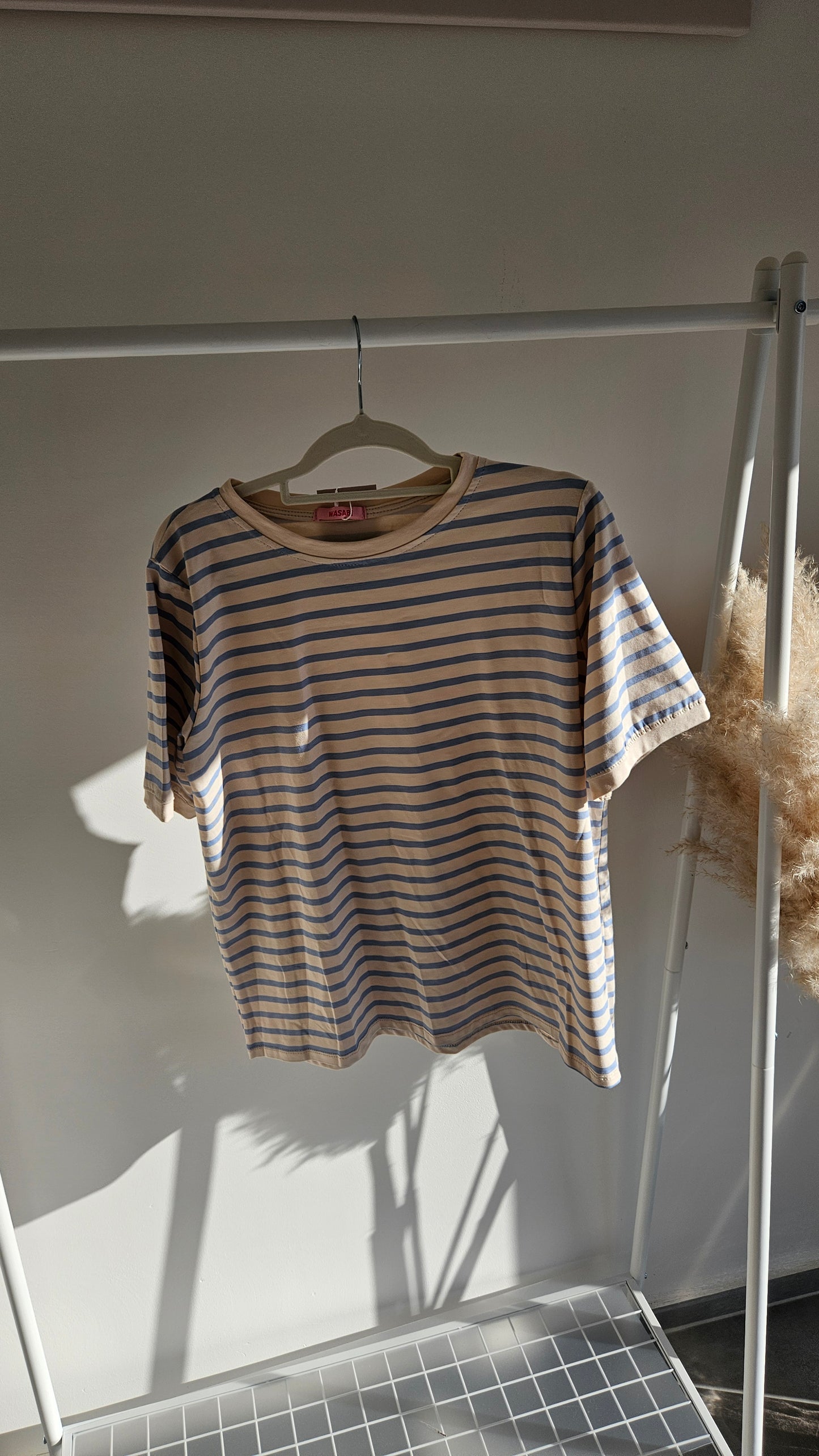 T-Shirt Samira - blau gestreift