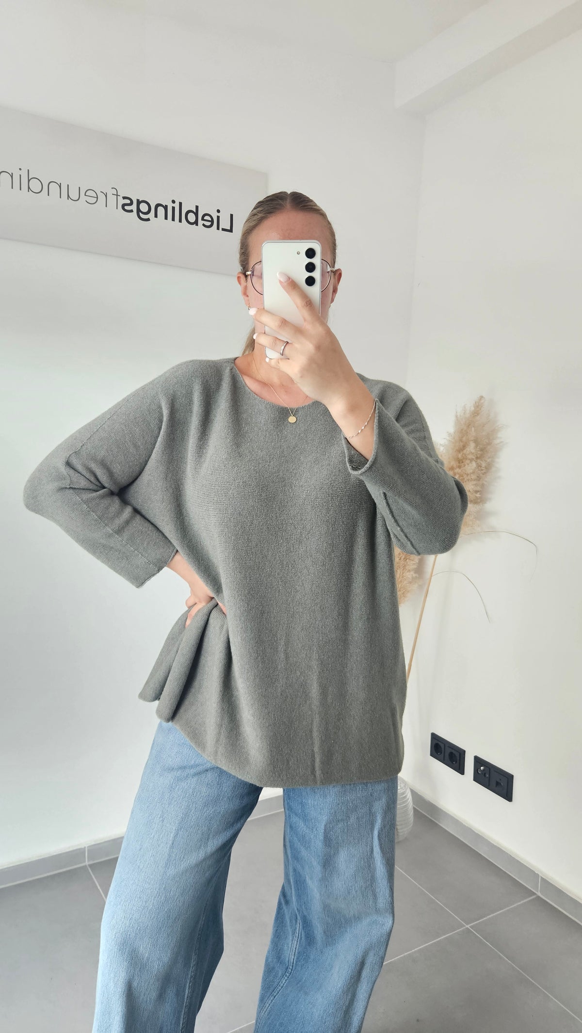 Oversize Feinstrickpullover Enna