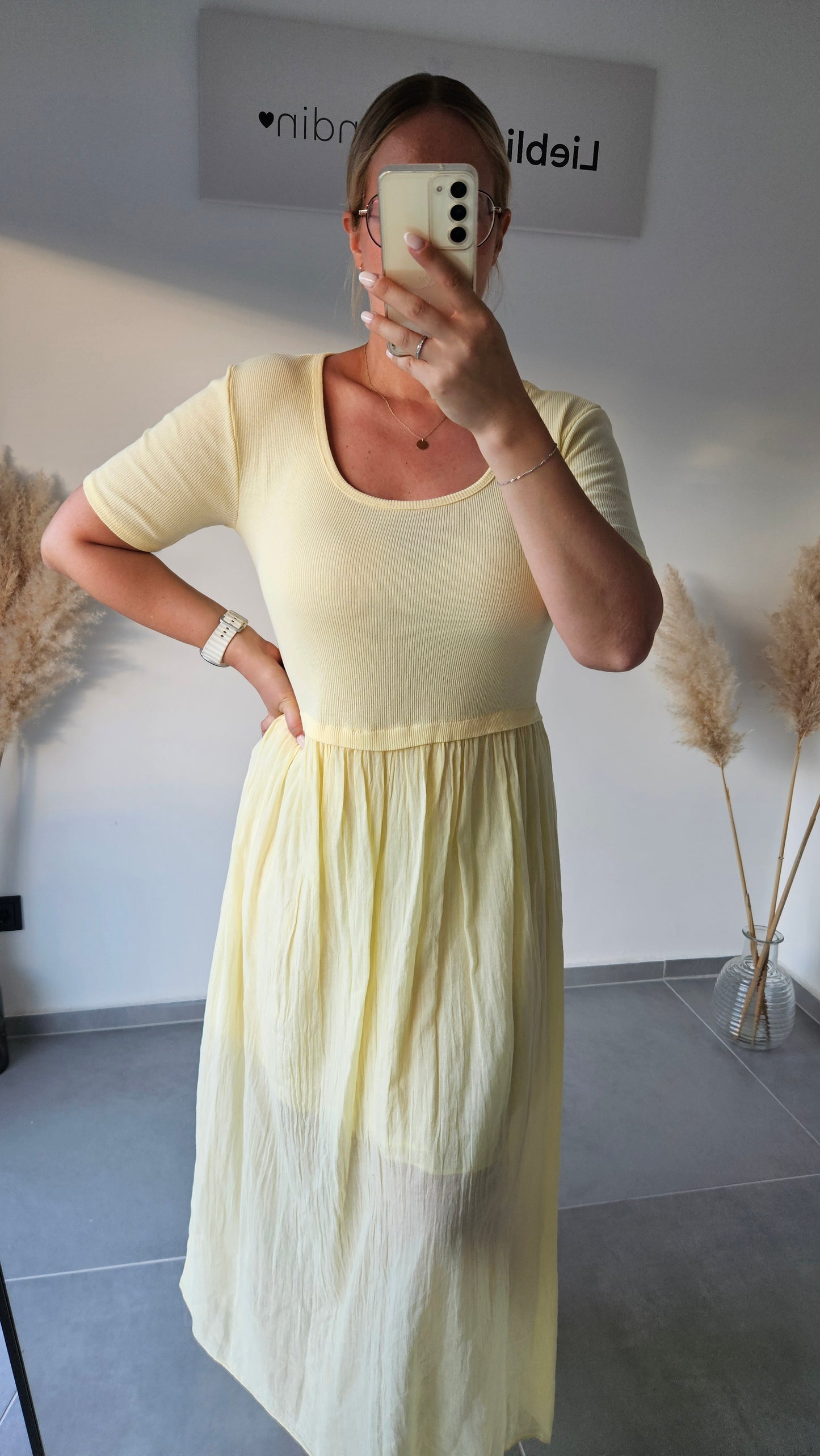 Kleid Juana Gelb
