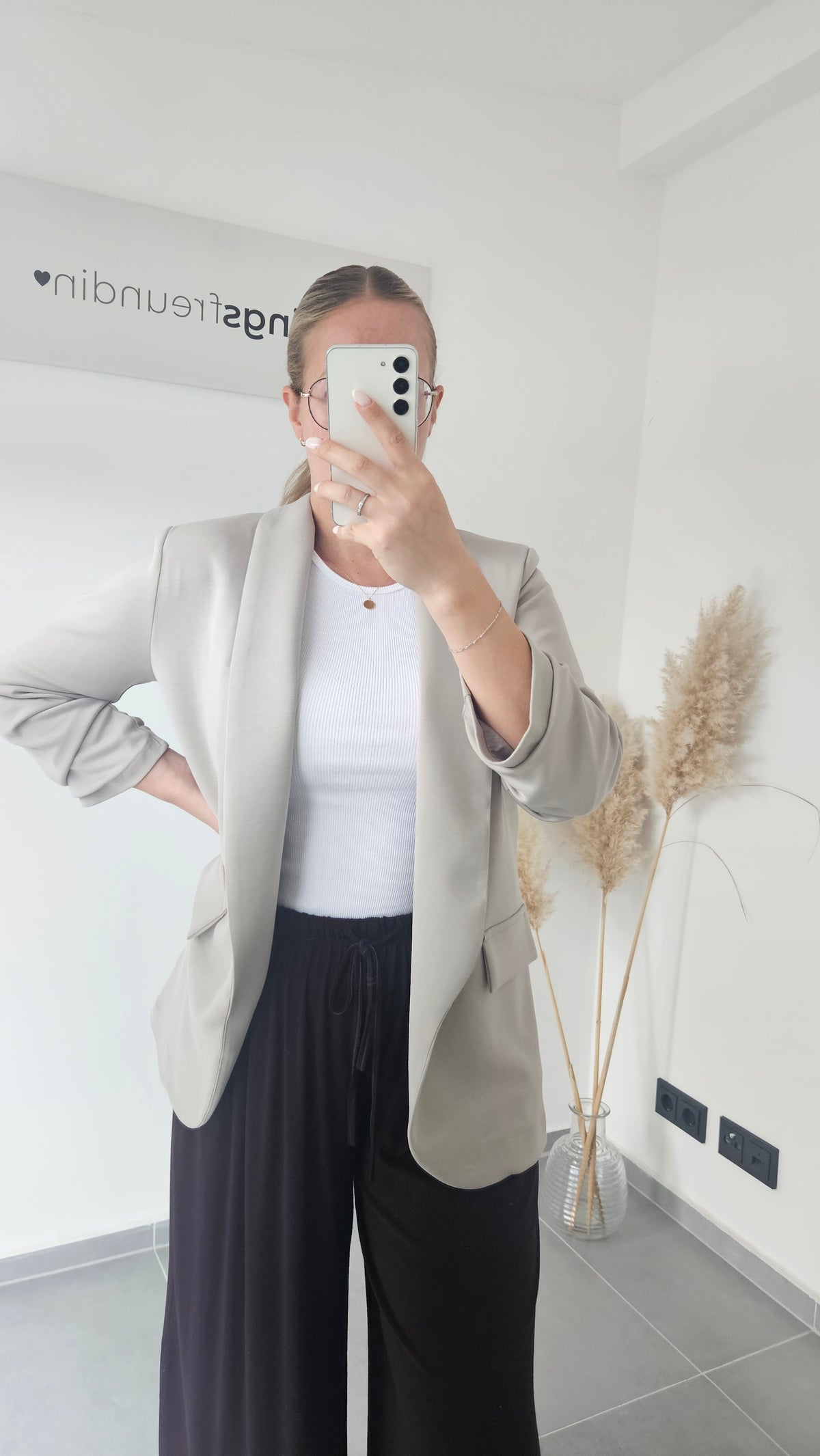 Butterstoff Blazer Creme