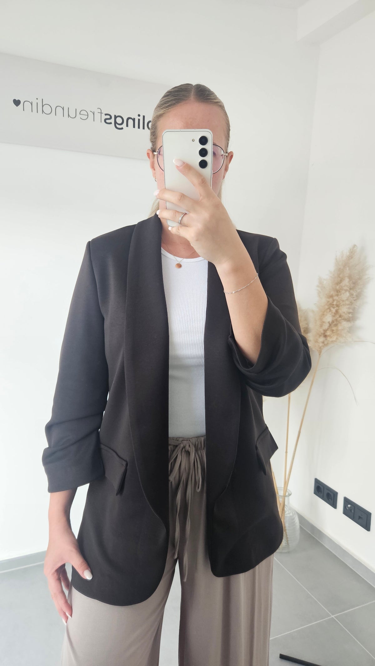 Butterstoff Blazer Schoko