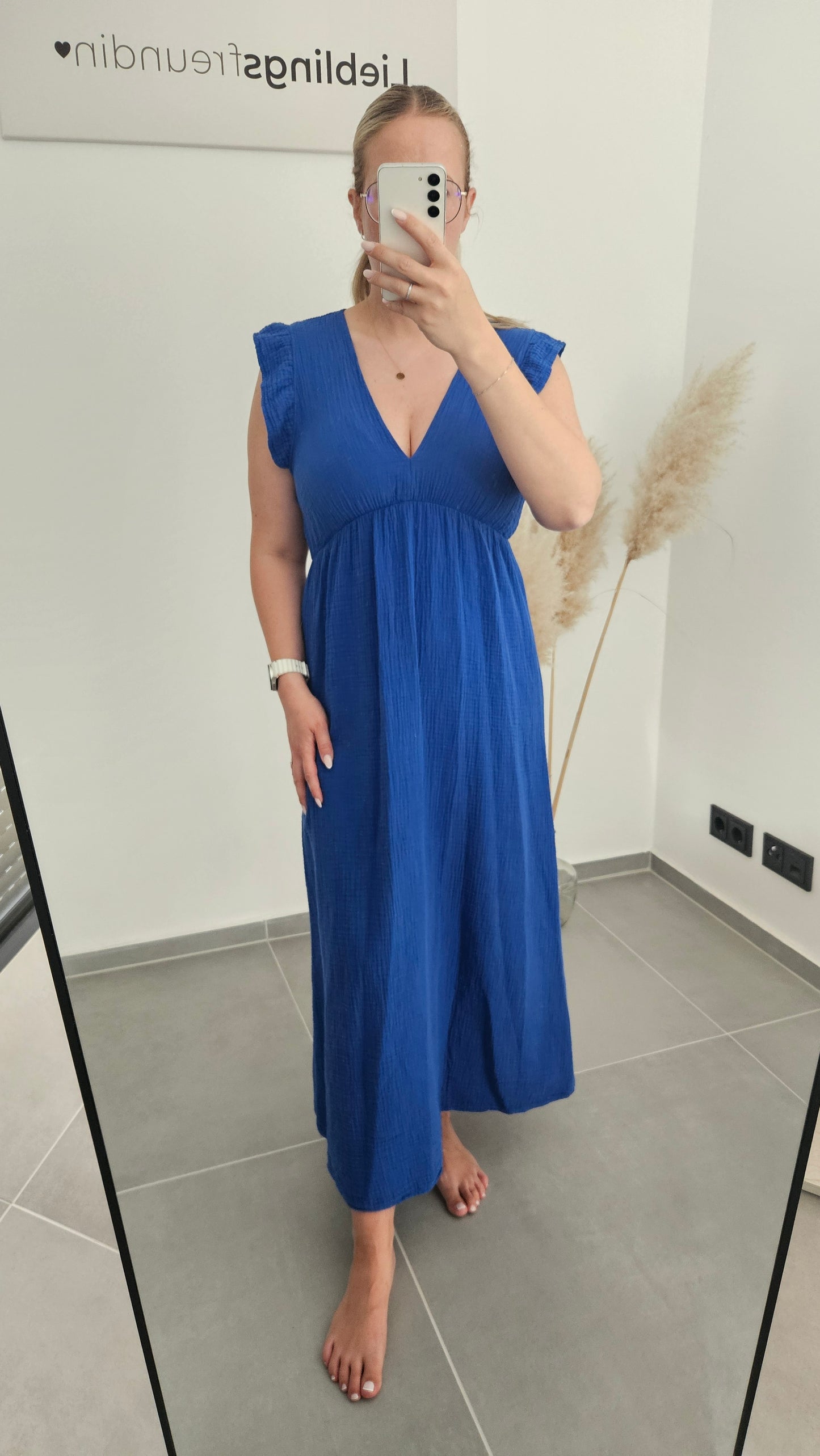 Kleid Leni blau