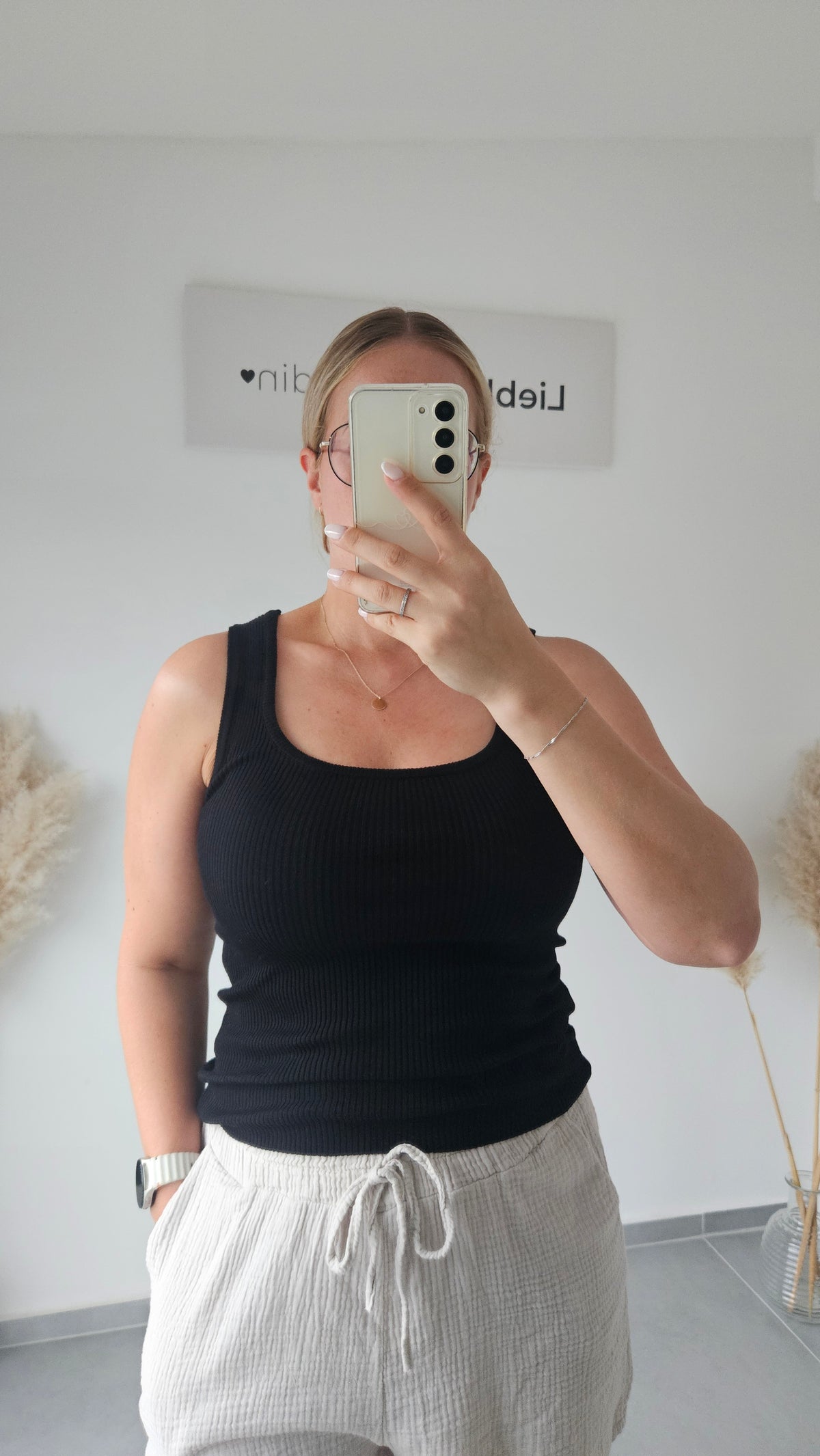 Basic Ripptop schwarz
