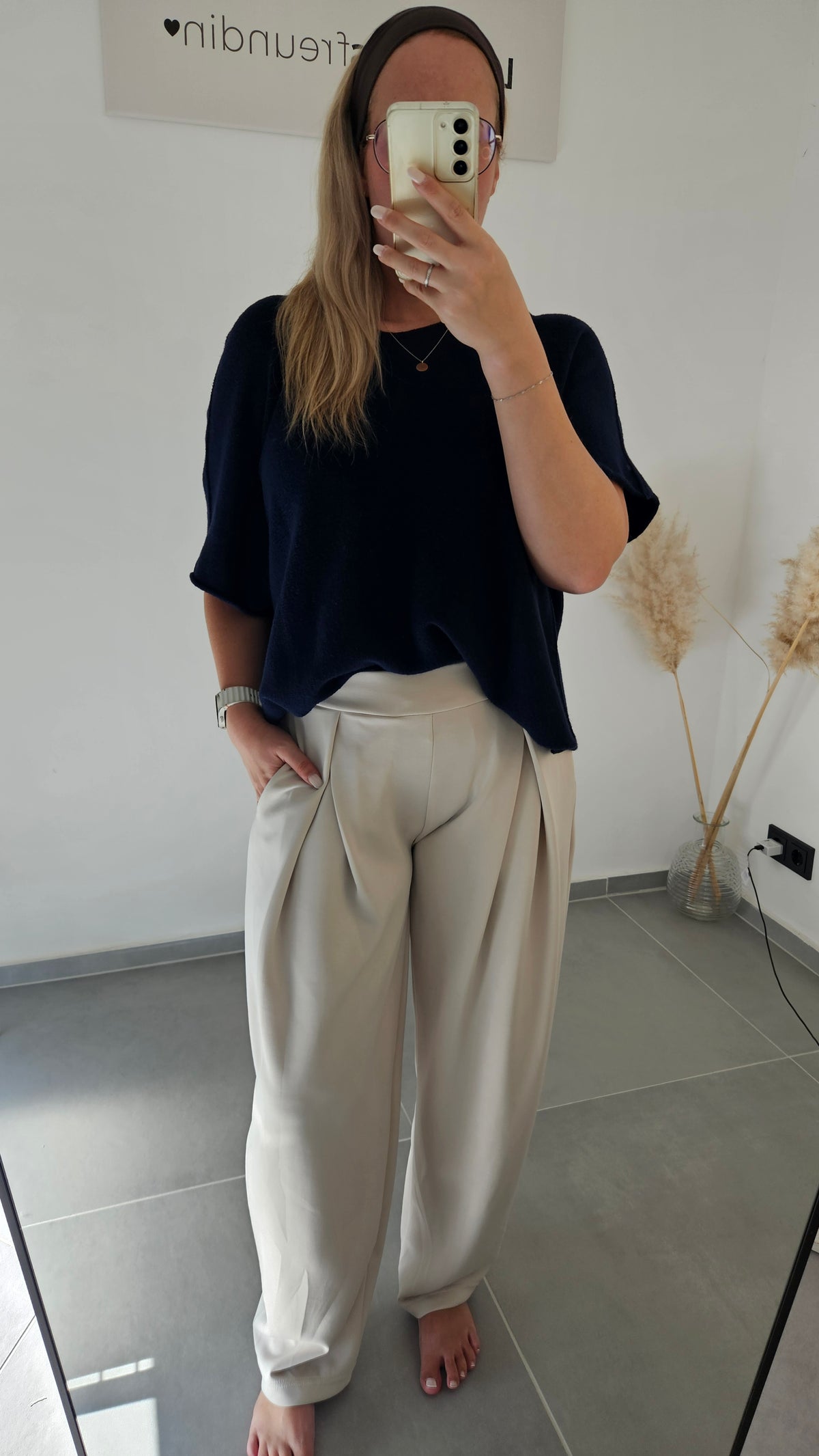 Stoffhose Dana creme