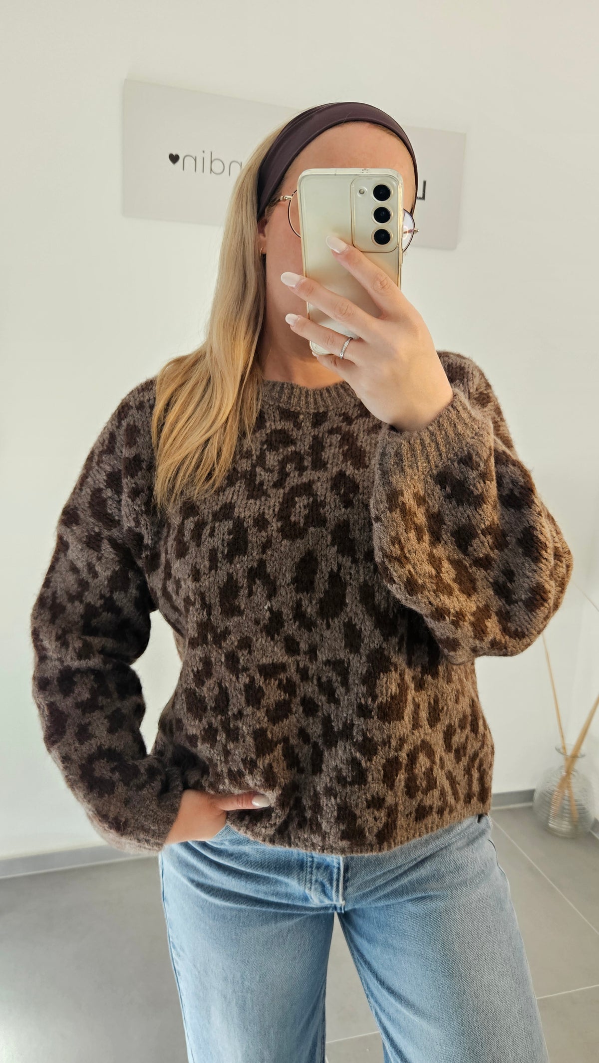 Pullover leo braun