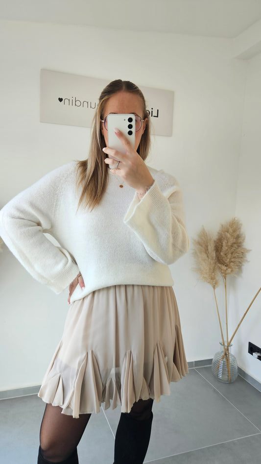 Volantrock Sofia beige