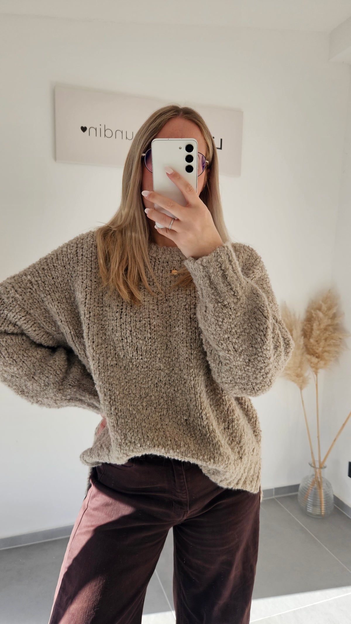 Kuschelpullover Gianna beige