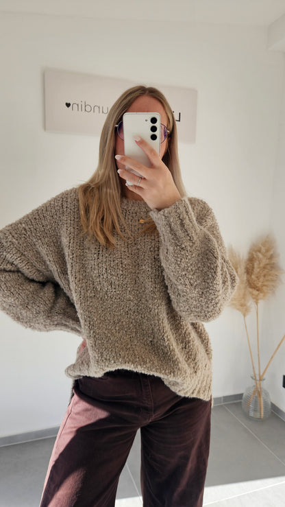 Kuschelpullover Gianna beige