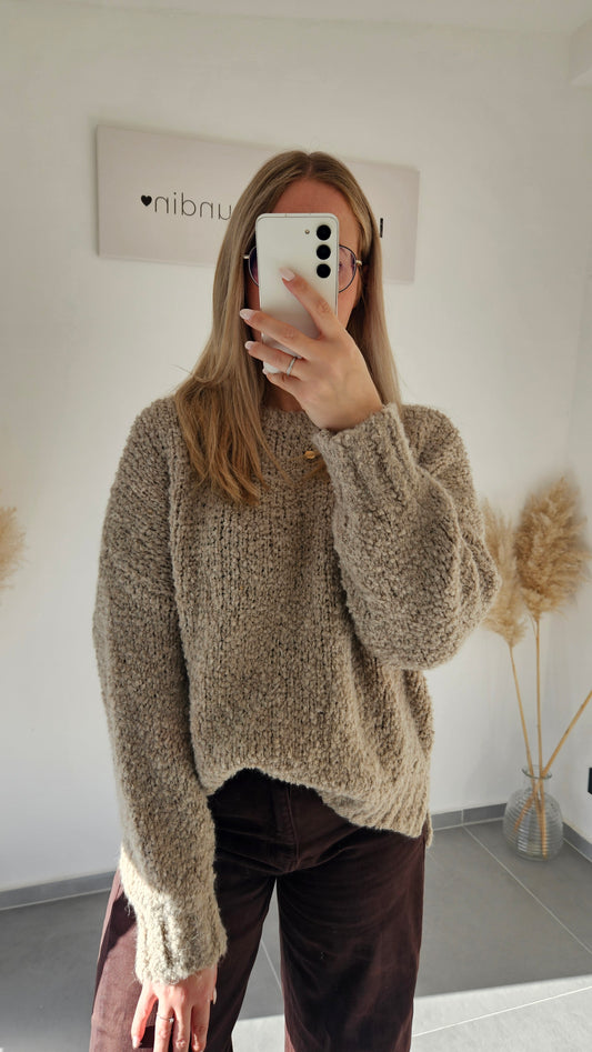 Kuschelpullover Gianna beige