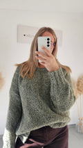Kuschelpullover Gianna Salbeigrün