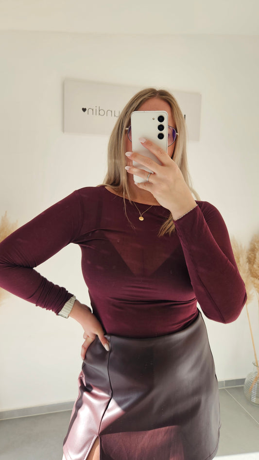 Soft Longsleeve Bordeaux