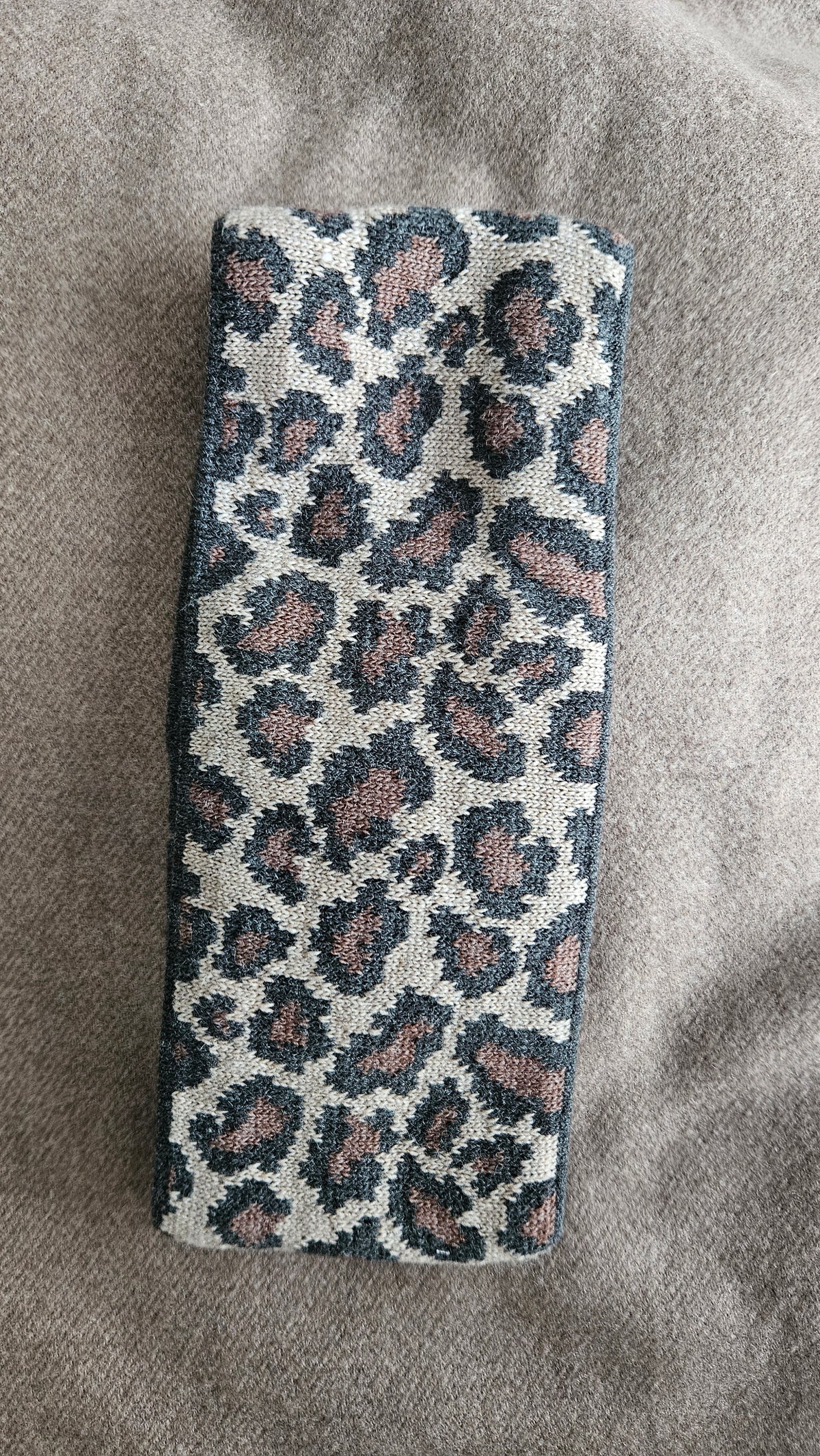 Stirnband leo taupe