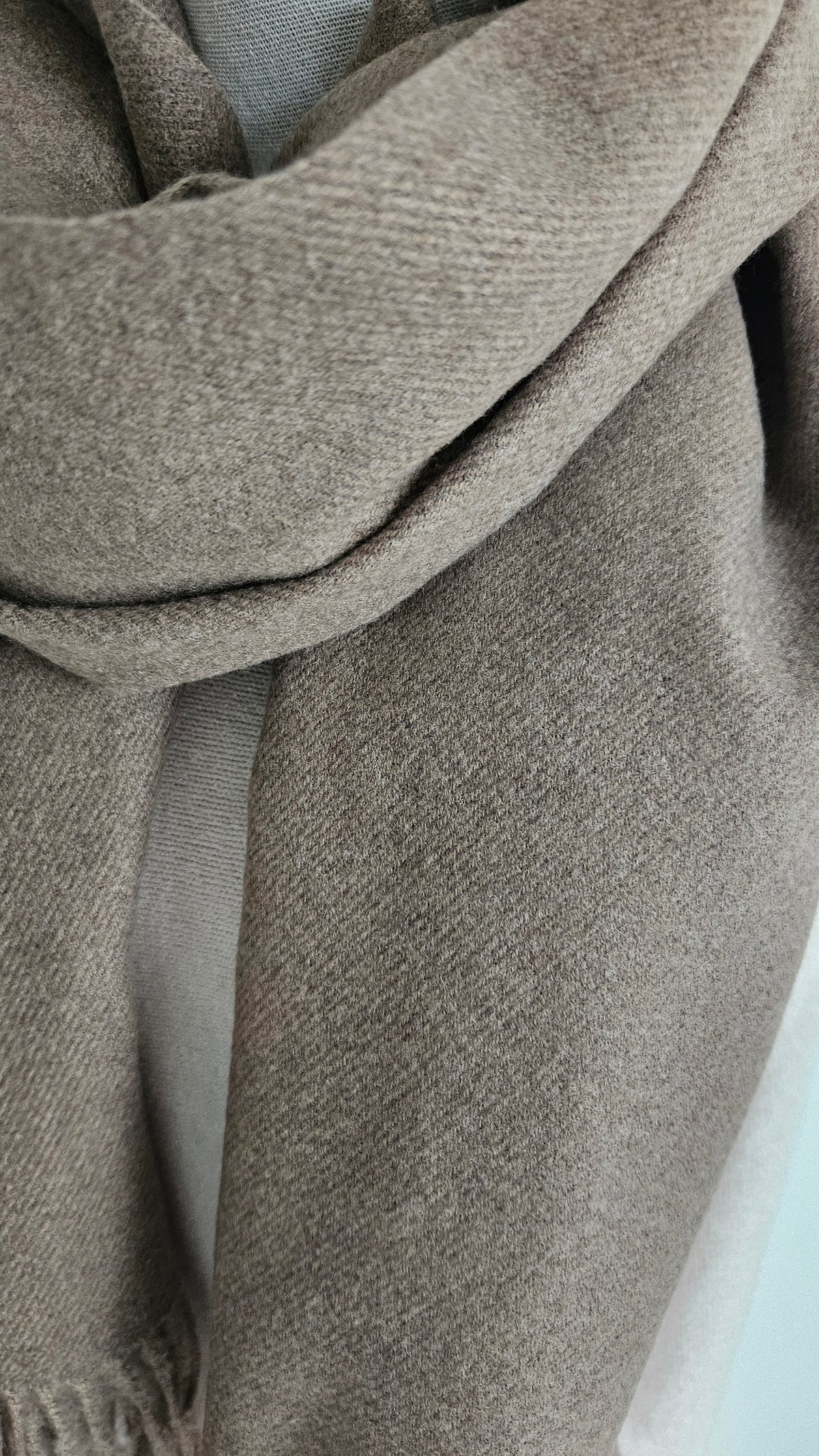 Schal uni Taupe