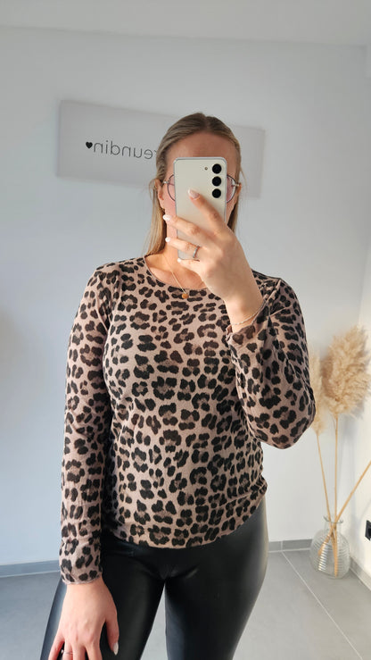 Soft Longsleeve leo taupe