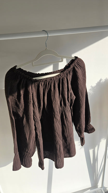 Bluse Nala - braun
