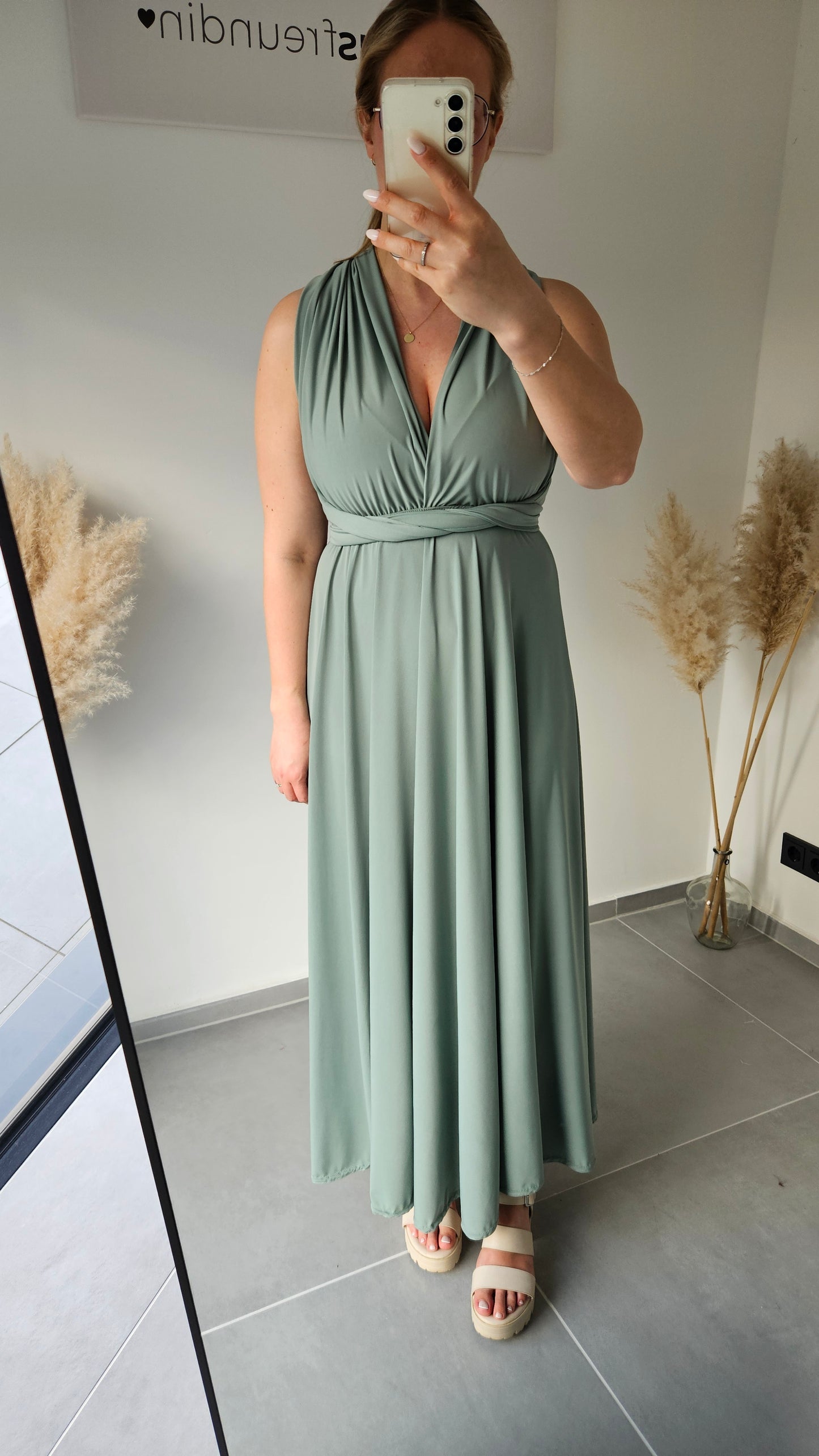 Wickelkleid Elina - mint