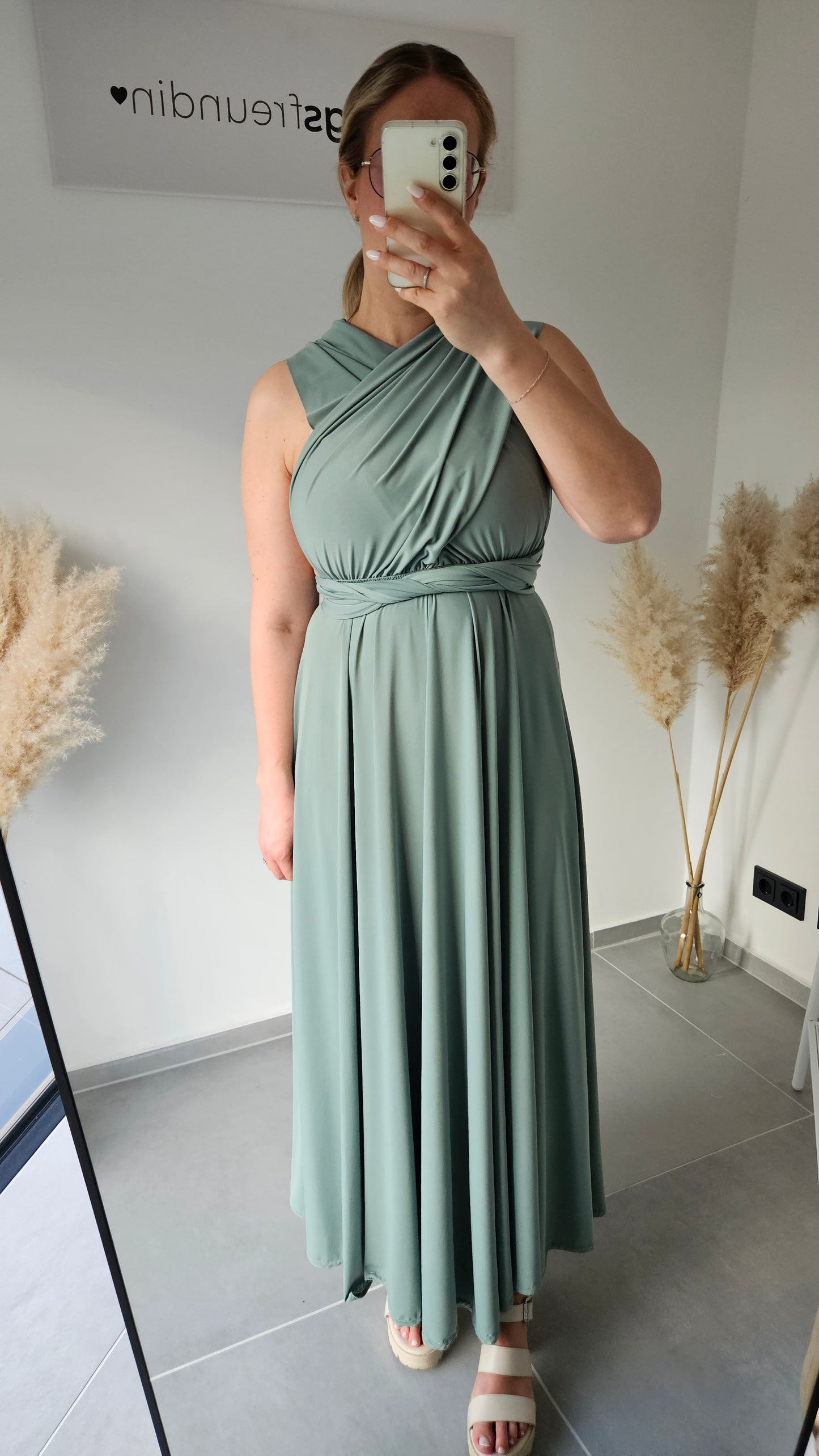 Wickelkleid Elina - mint