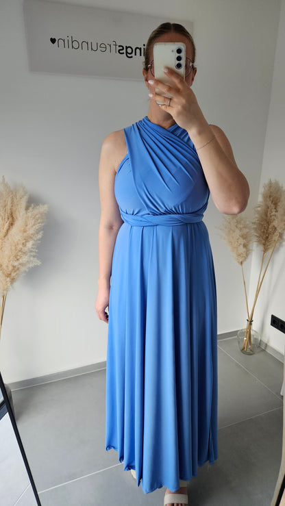Wickelkleid Elina - blau