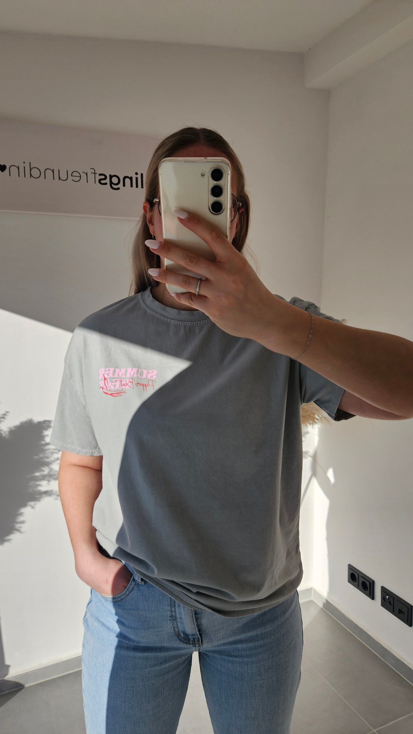 T-Shirt Emma - hellgrau