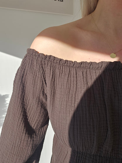 Bluse Nala - braun