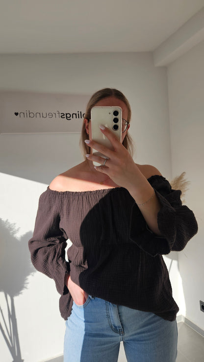 Bluse Nala - braun