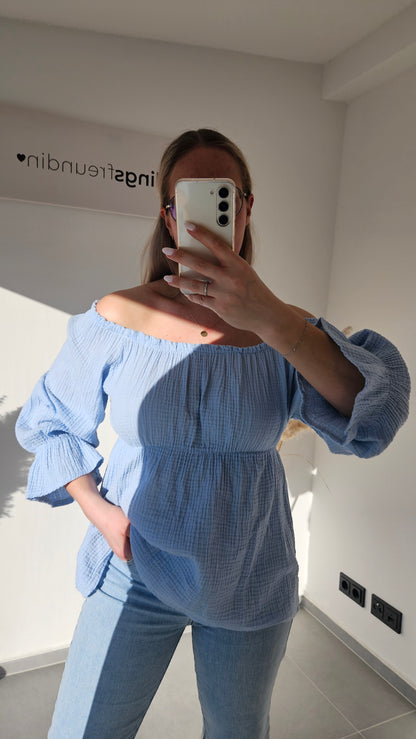 Bluse Nala - blau