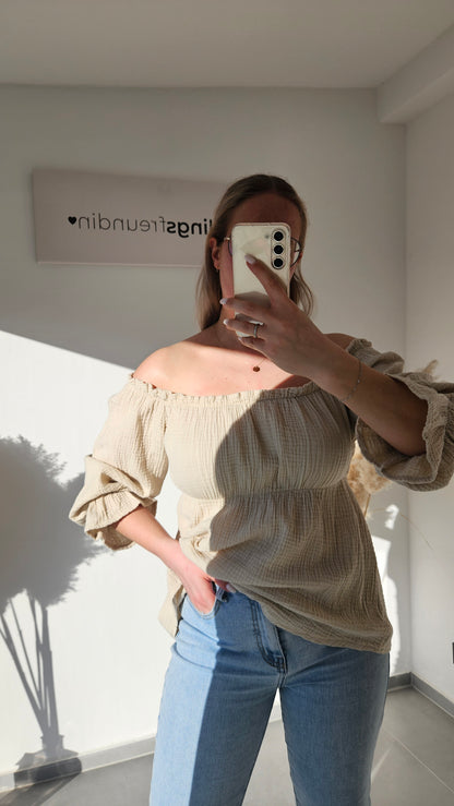 Bluse Nala - beige