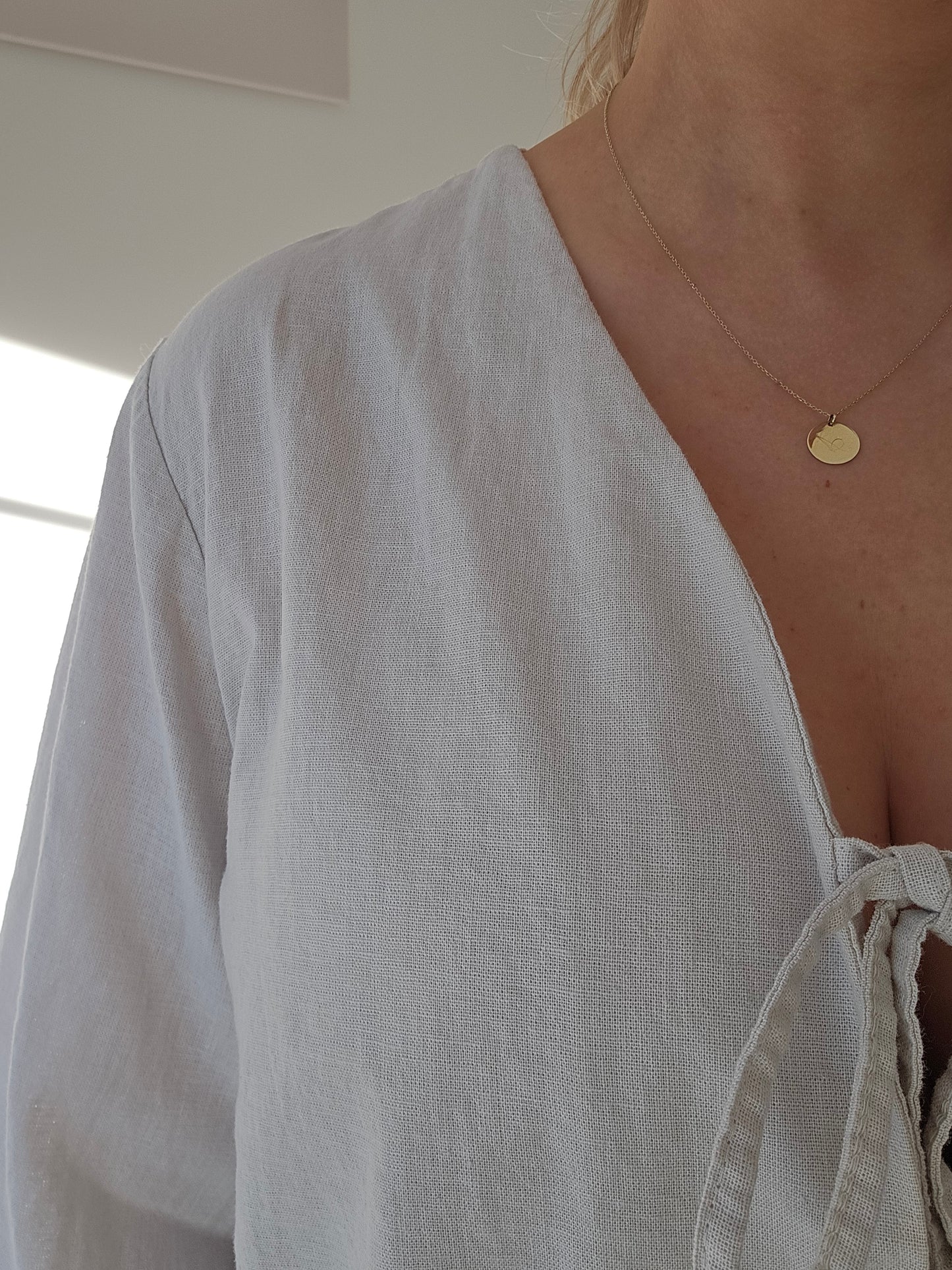 Leinenbluse Amelie beige