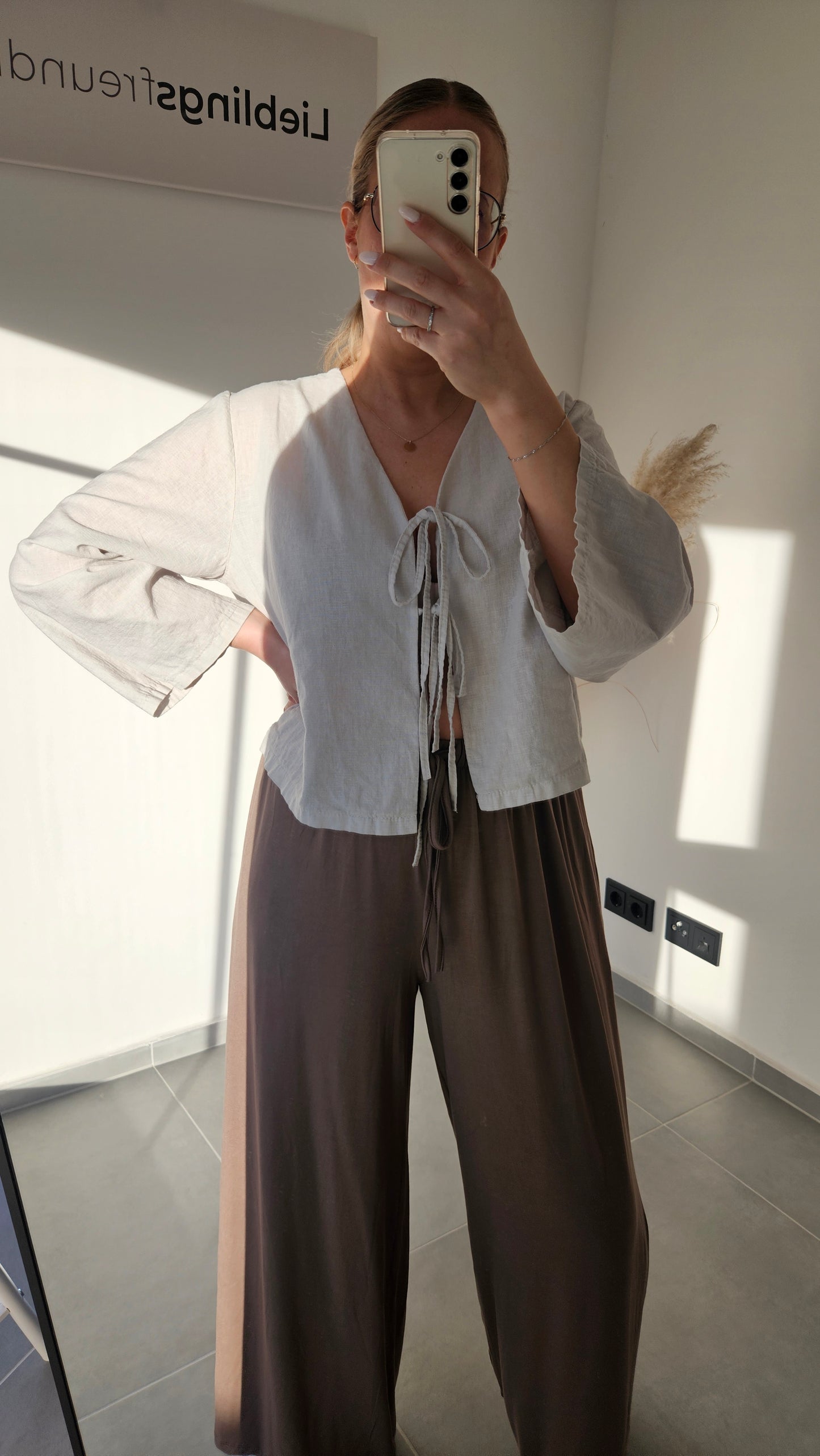 Stoffhose Bella taupe