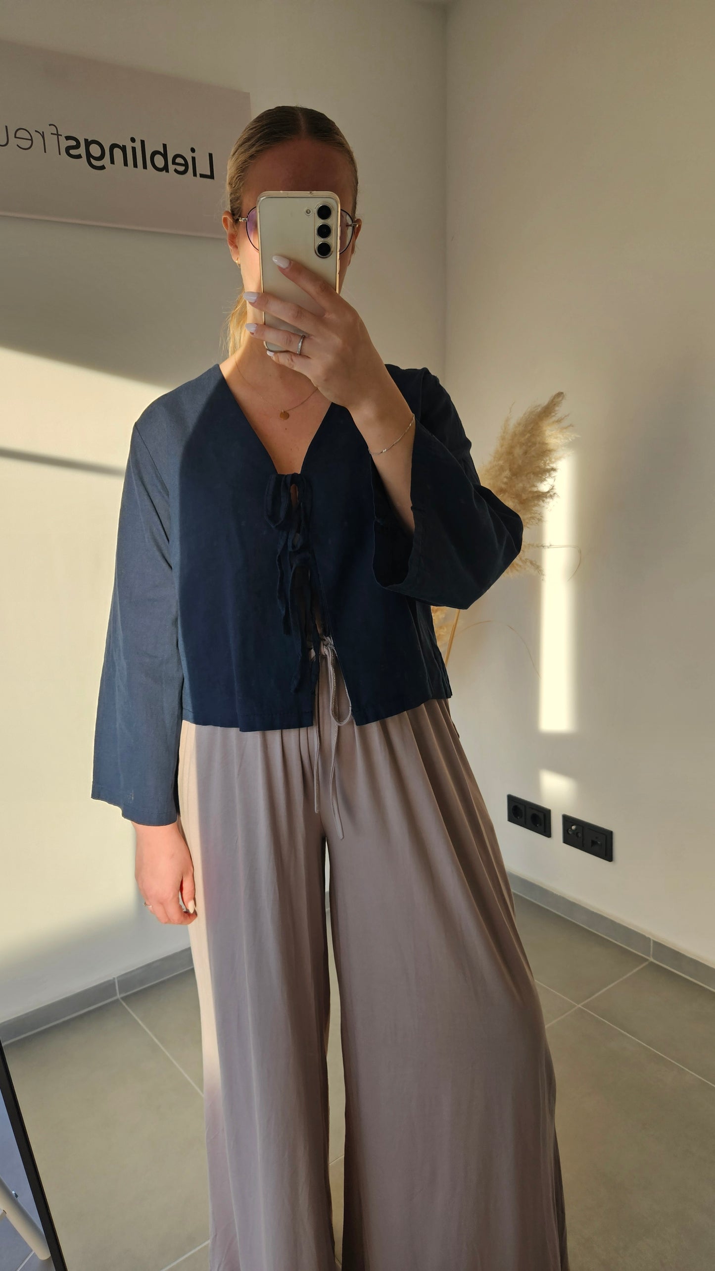 Stoffhose Bella beige