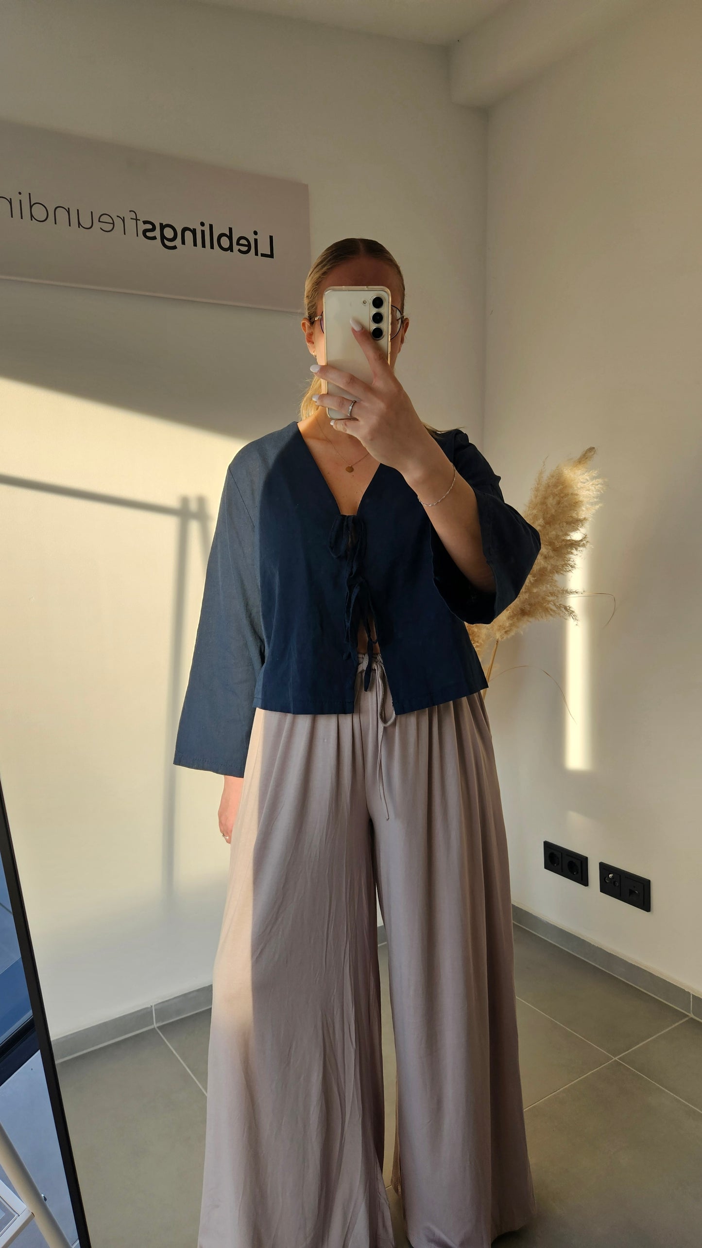 Stoffhose Bella beige