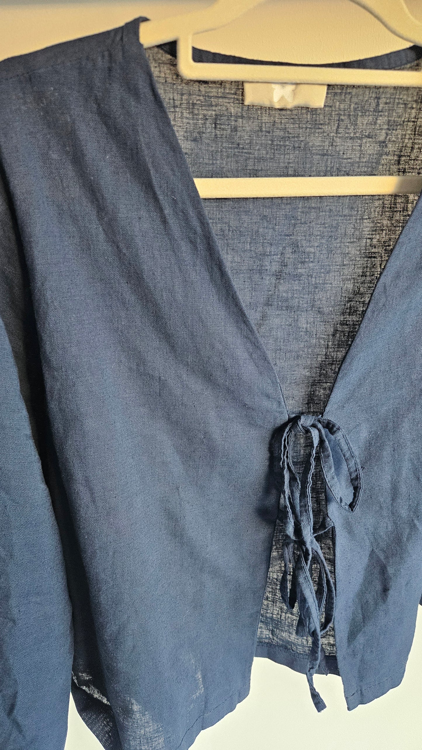 Leinenbluse Amelie blau