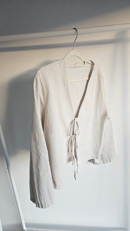 Leinenbluse Amelie beige