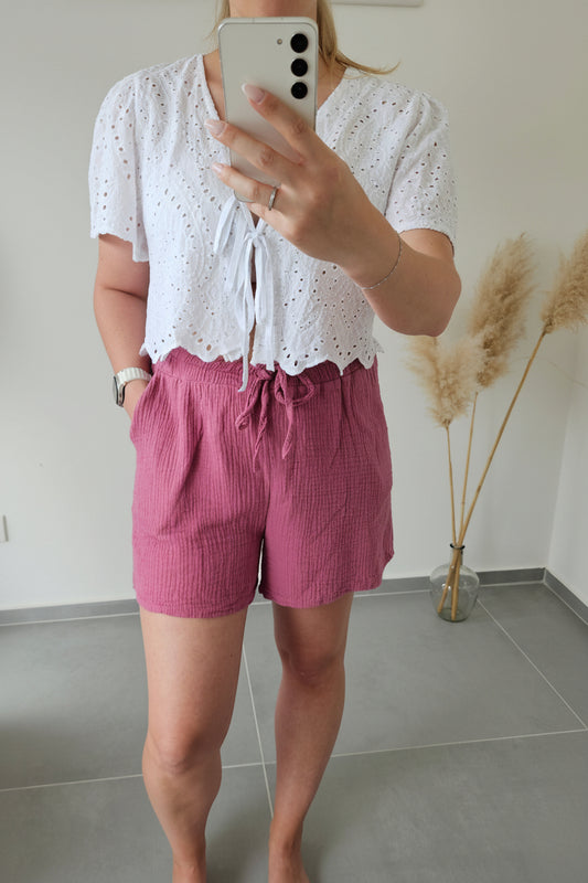 Musselinshorts beere