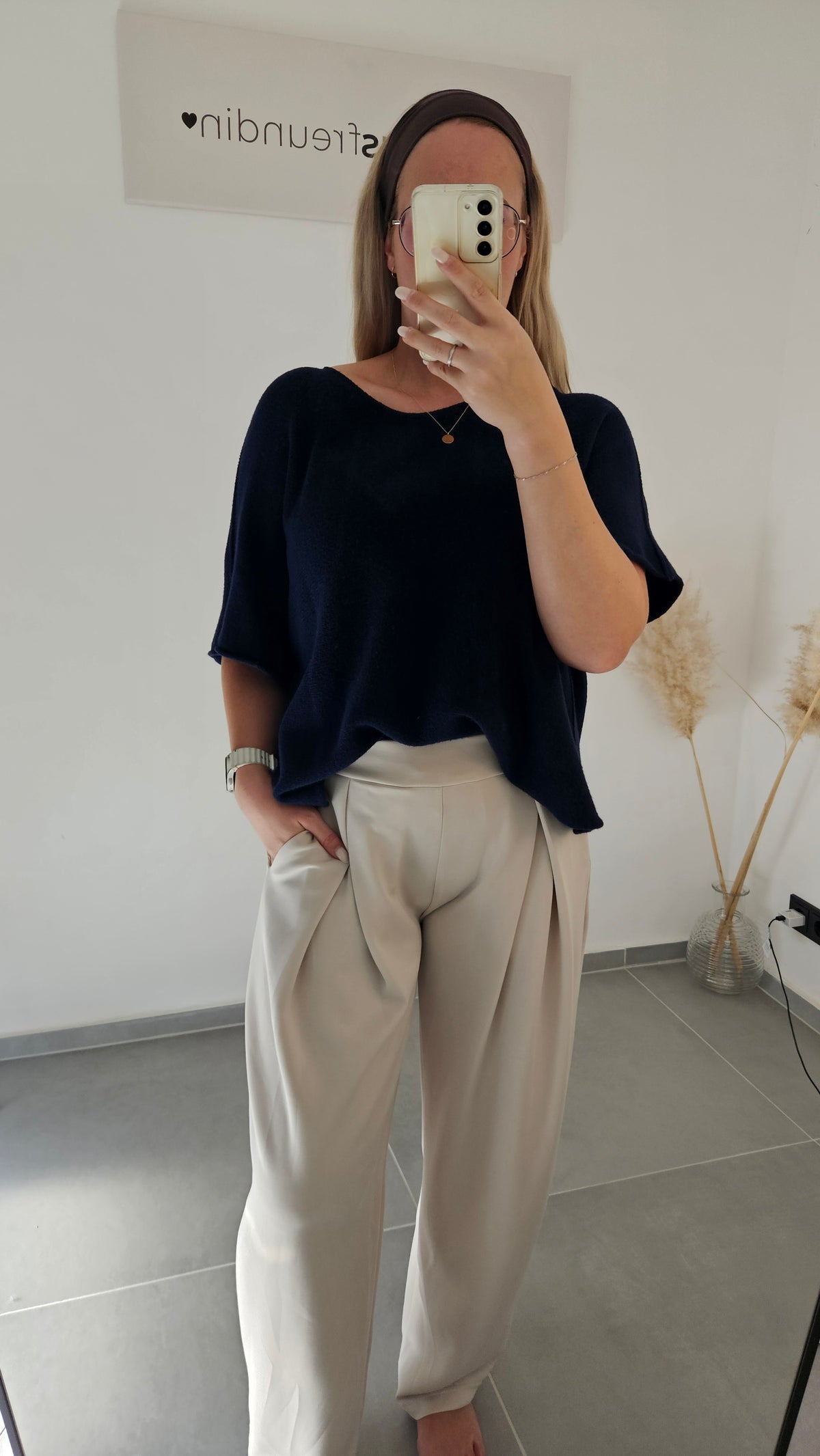 Stoffhose Dana creme