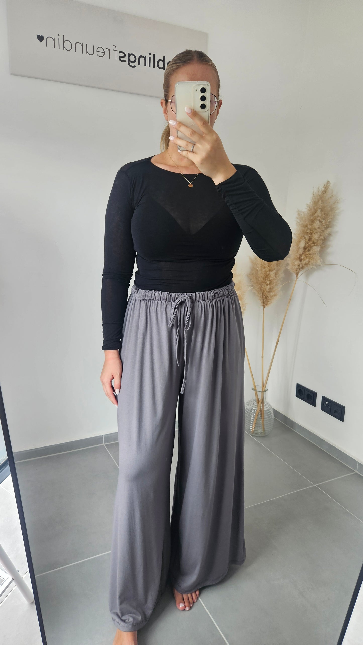 Stoffhose Bella grau