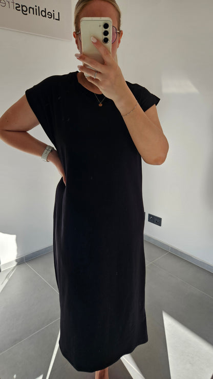 T-Shirt-Kleid Marina schwarz