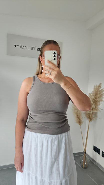Basic Ripptop taupe