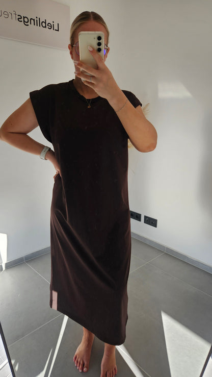 T-Shirt-Kleid Marina braun