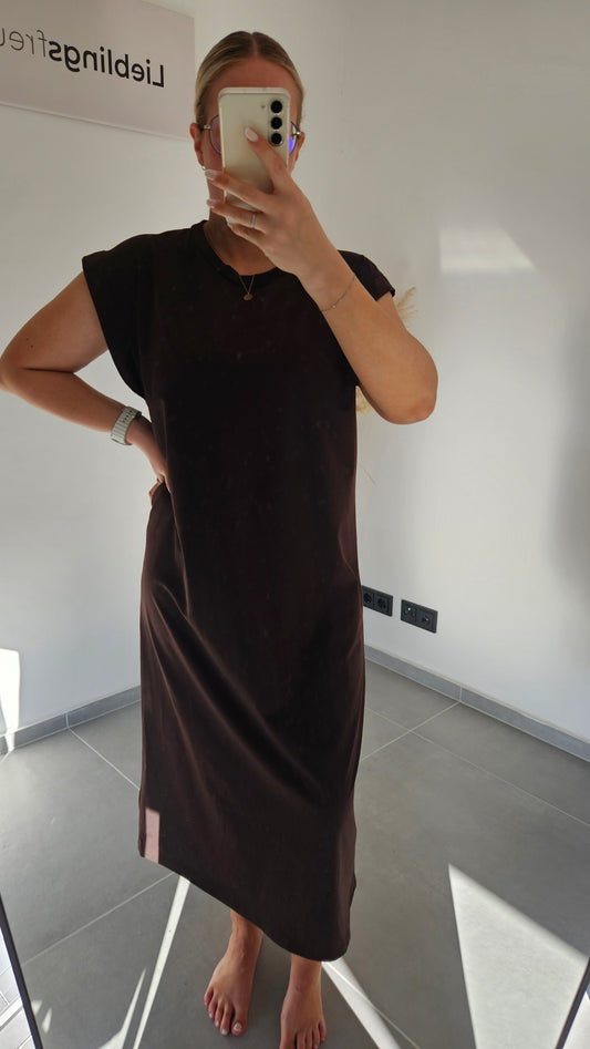 T-Shirt-Kleid Marina braun