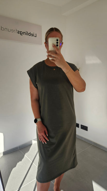 T-Shirt-Kleid Marina khaki