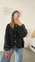 Strickjacke Jolie dunkelgrau