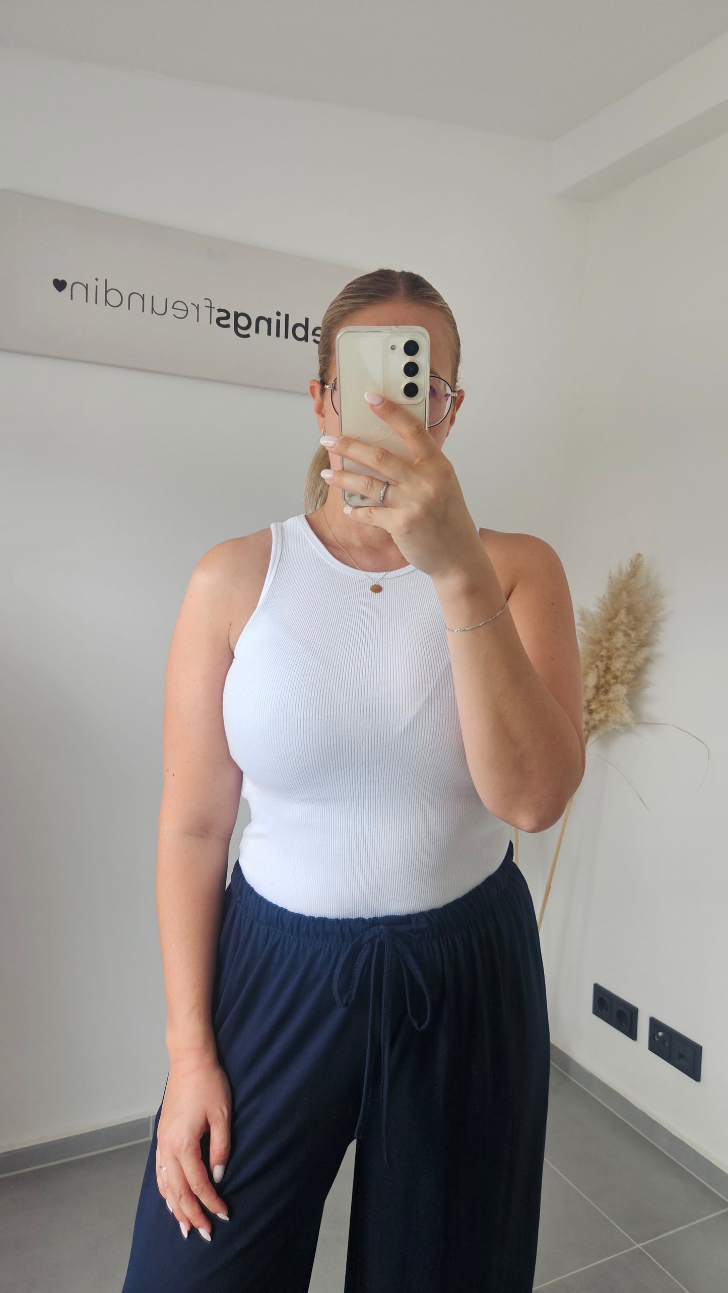 Basic Ripptop weiß