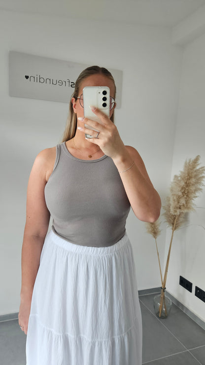 Basic Ripptop taupe