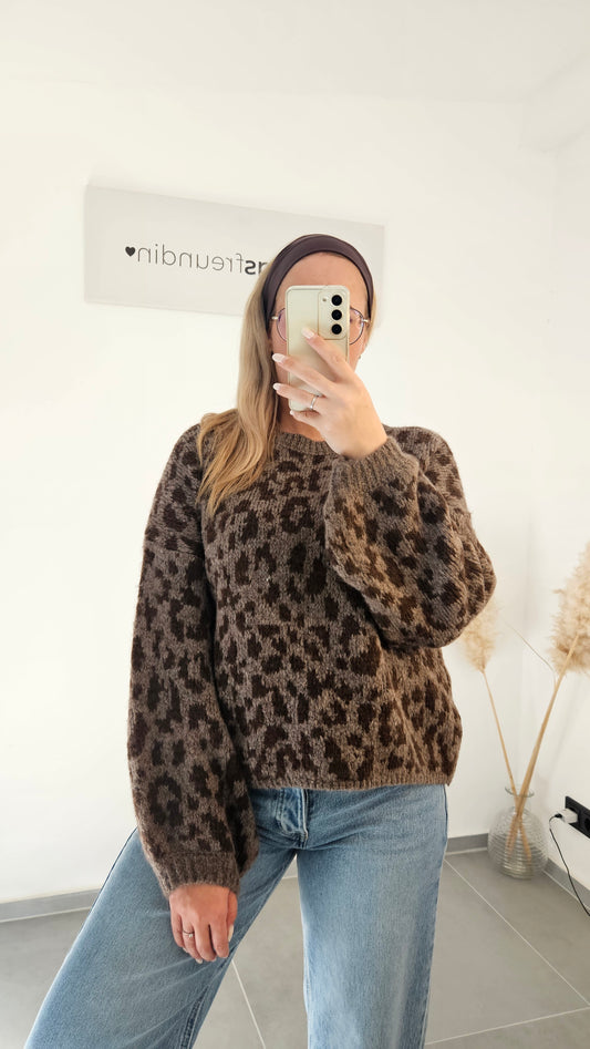 Pullover leo braun