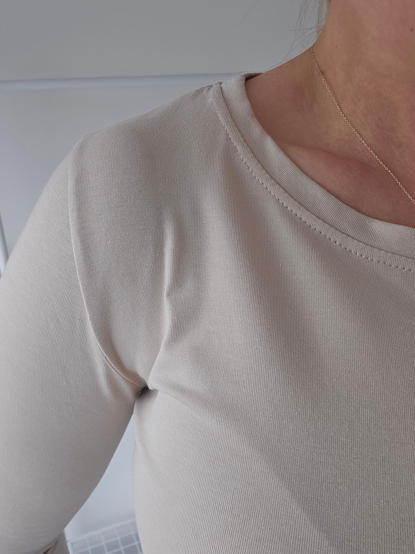 Basic Longsleeve beige