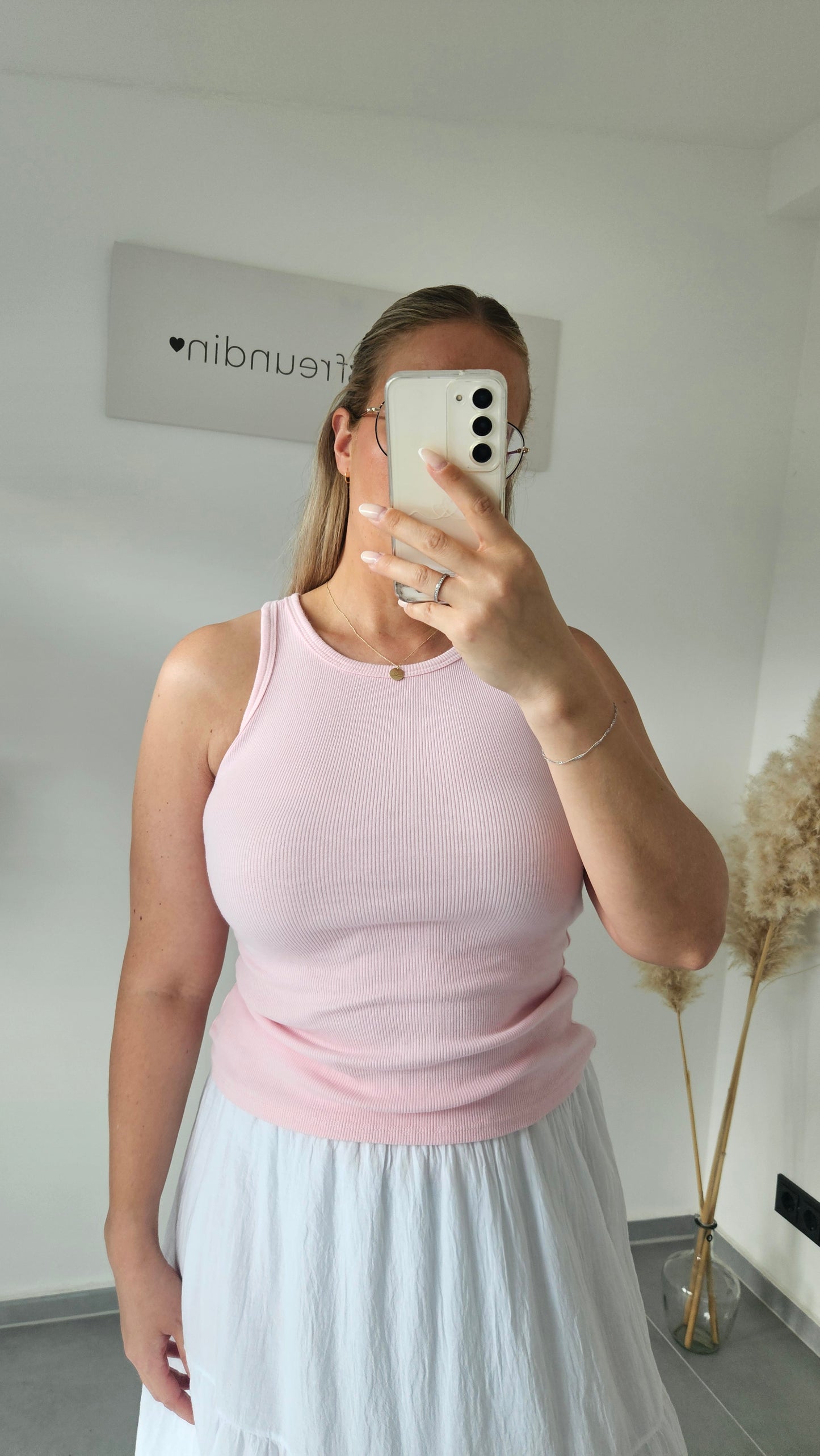 Basic Ripptop rosa