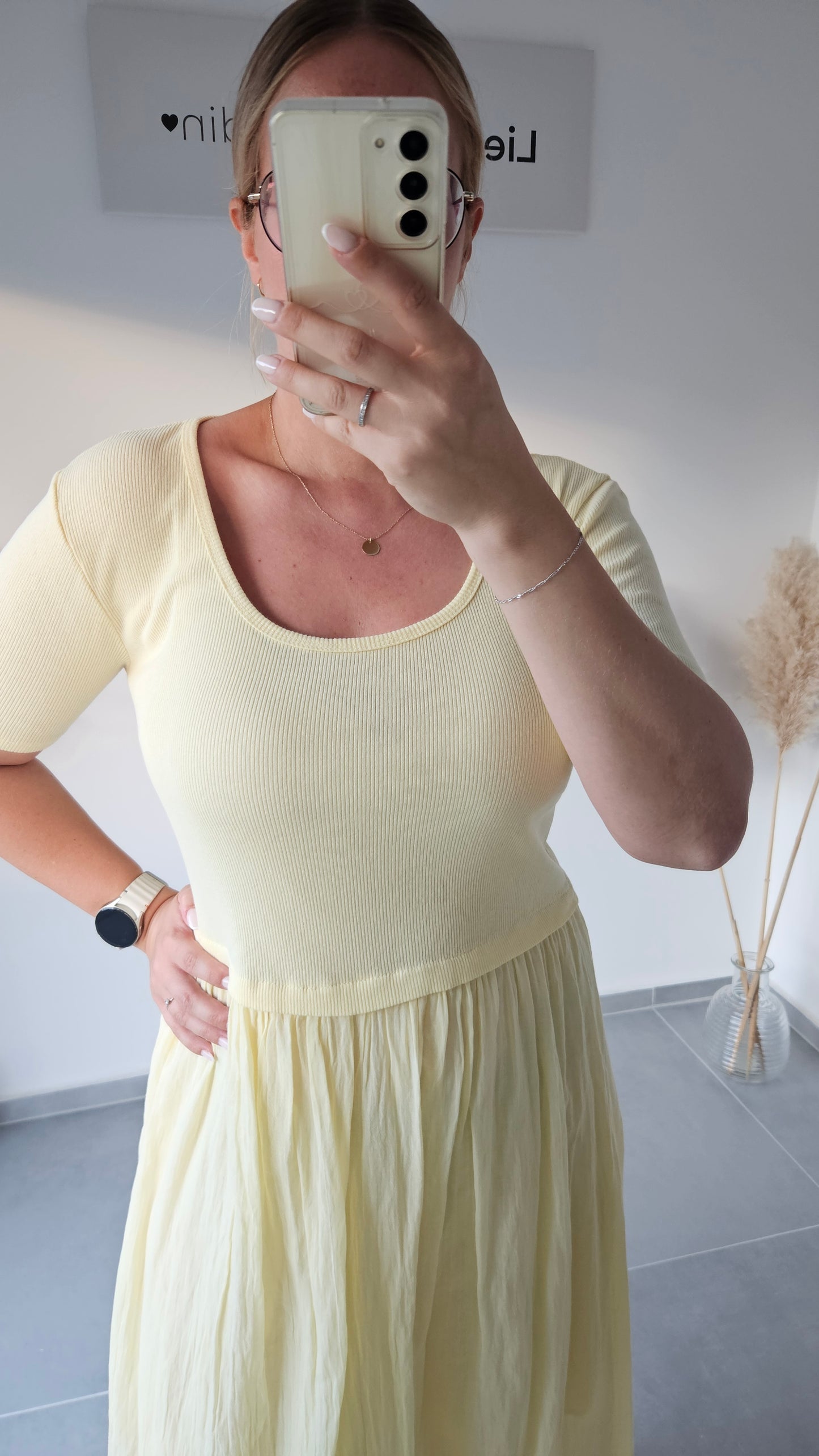 Kleid Juana Gelb
